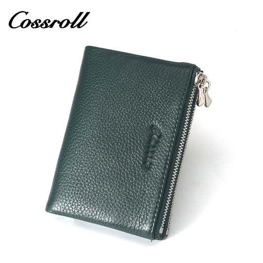 Direct Sales green small leather women's wallet With Wholesale Popular