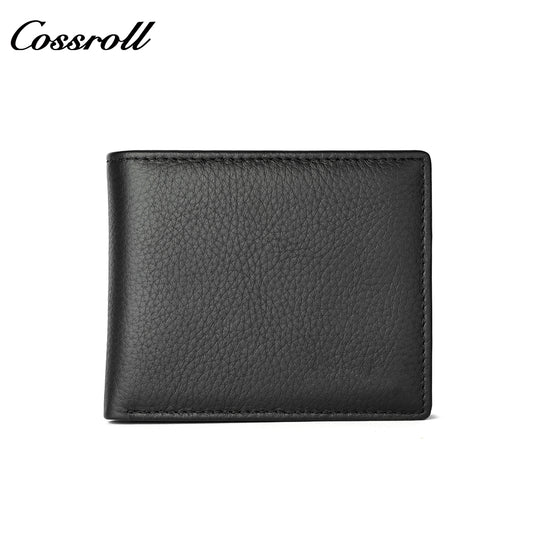 Short Wallet Men's Card All-in-One Loose Men's Leather Wallet Horizontal US Dollar wallet
