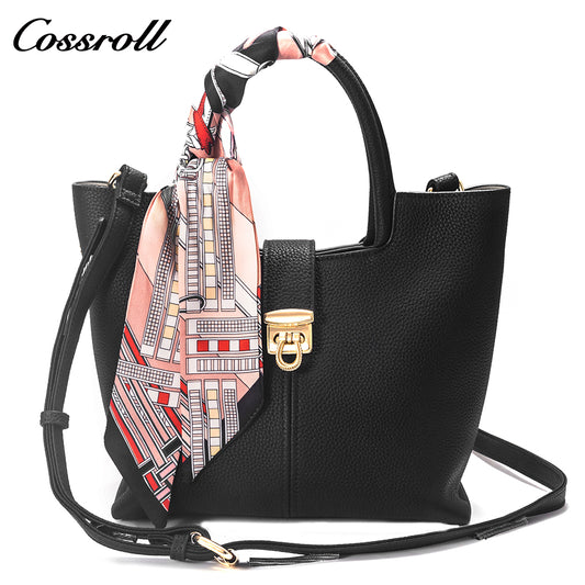 2024 New Fashion Single Shoulder Crossbody Bag Versatile Niche Silk Scarf Women's Handbag Bucket Bag Best Selling Style