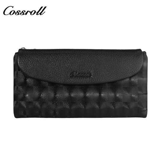 Factory Direct Supply real leather women geniune leather wallet