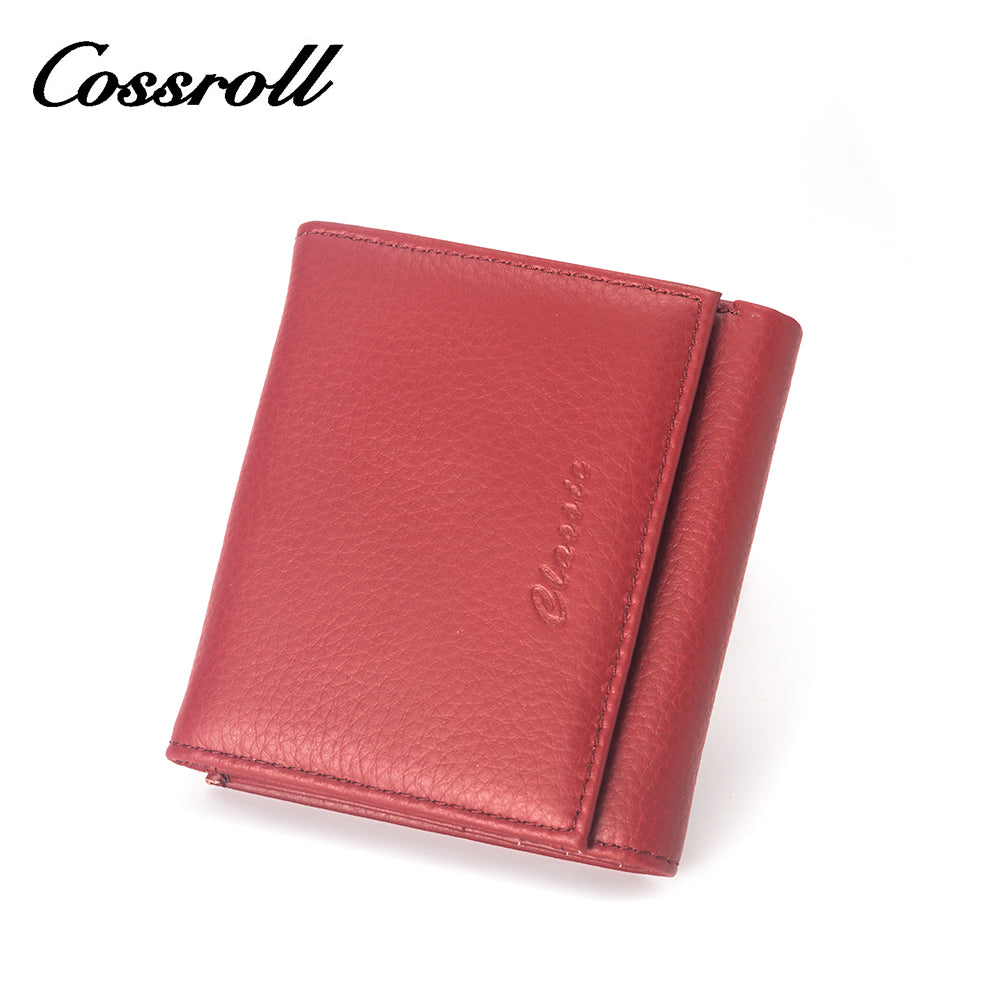 Coin Purse Genuine Leather Short Wallet