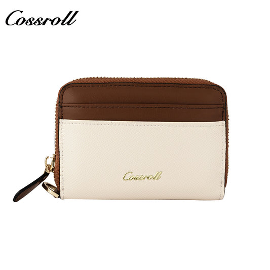 The Factory Produces genuine long card holder wallet geniune leather wallet