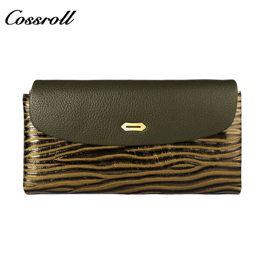 Patent Leather Women's Wallet Genuine Leather Card Holder Head Layer Cowhide Coin Purse