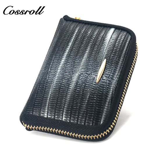 New leather wallet short first layer cowhide women's advanced sense purse small purse for women