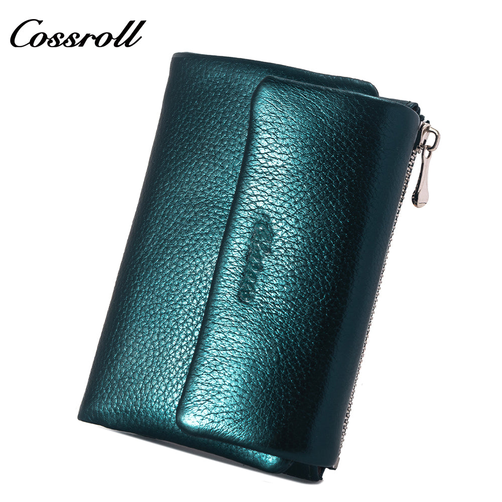 Top-Selling Genuine Leather Women's Wallets Bright leather
