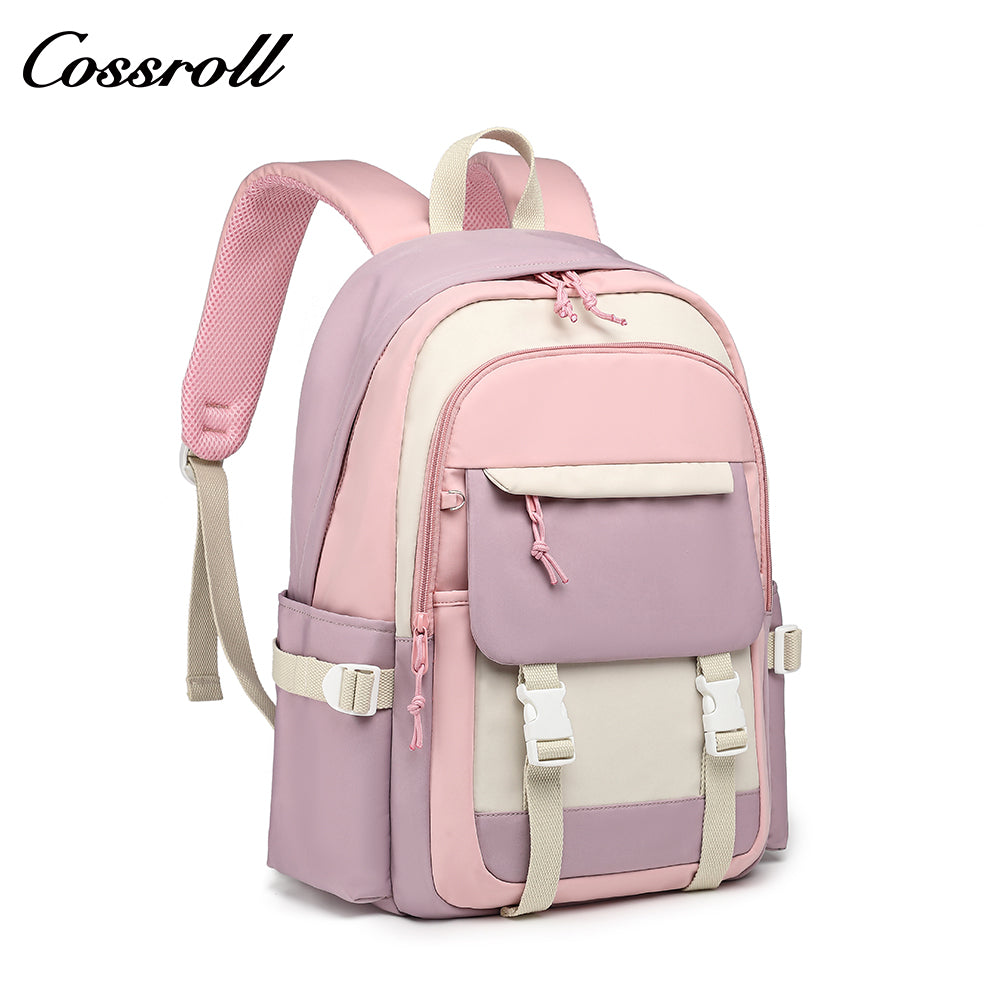 Large capacity high middle school female shoulder bag travel schoolbag