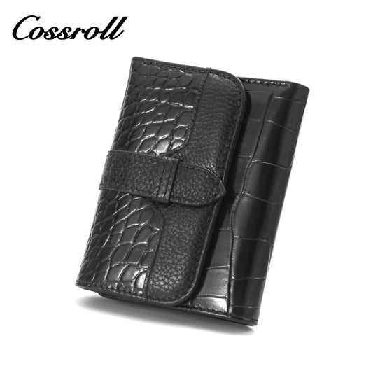 Genuine Special Price wallet for women leather crocodile texture Genuine Leather