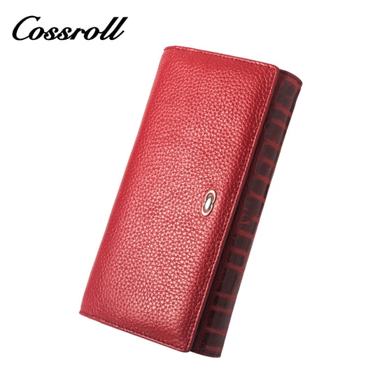 Wholesale New Trends red leather wallets for women With Wholesale of new materials