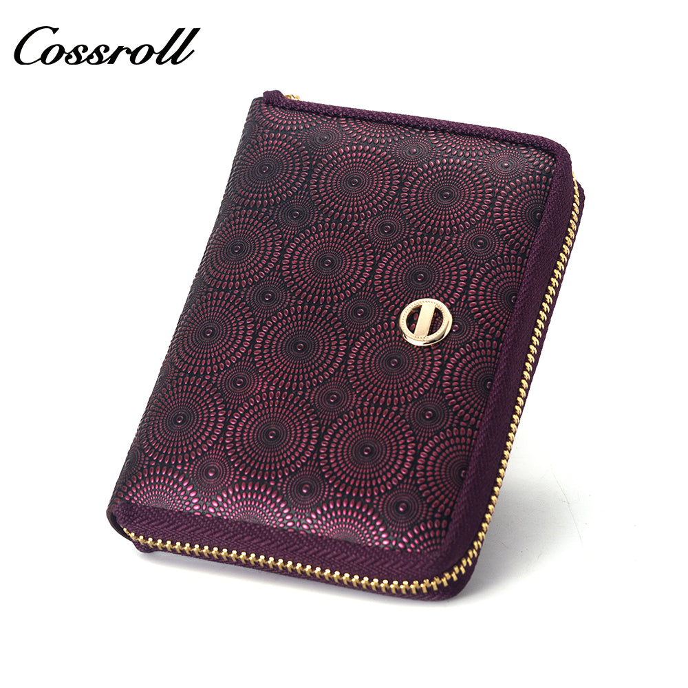 Best Selling leather luxury women small wallet Genuine Leather