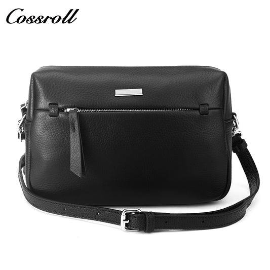 Factory Customized New Fashion Cowhide Design Shoulder Bag Multifunctional Popular Leather Crossbody Bag Small Square Bag