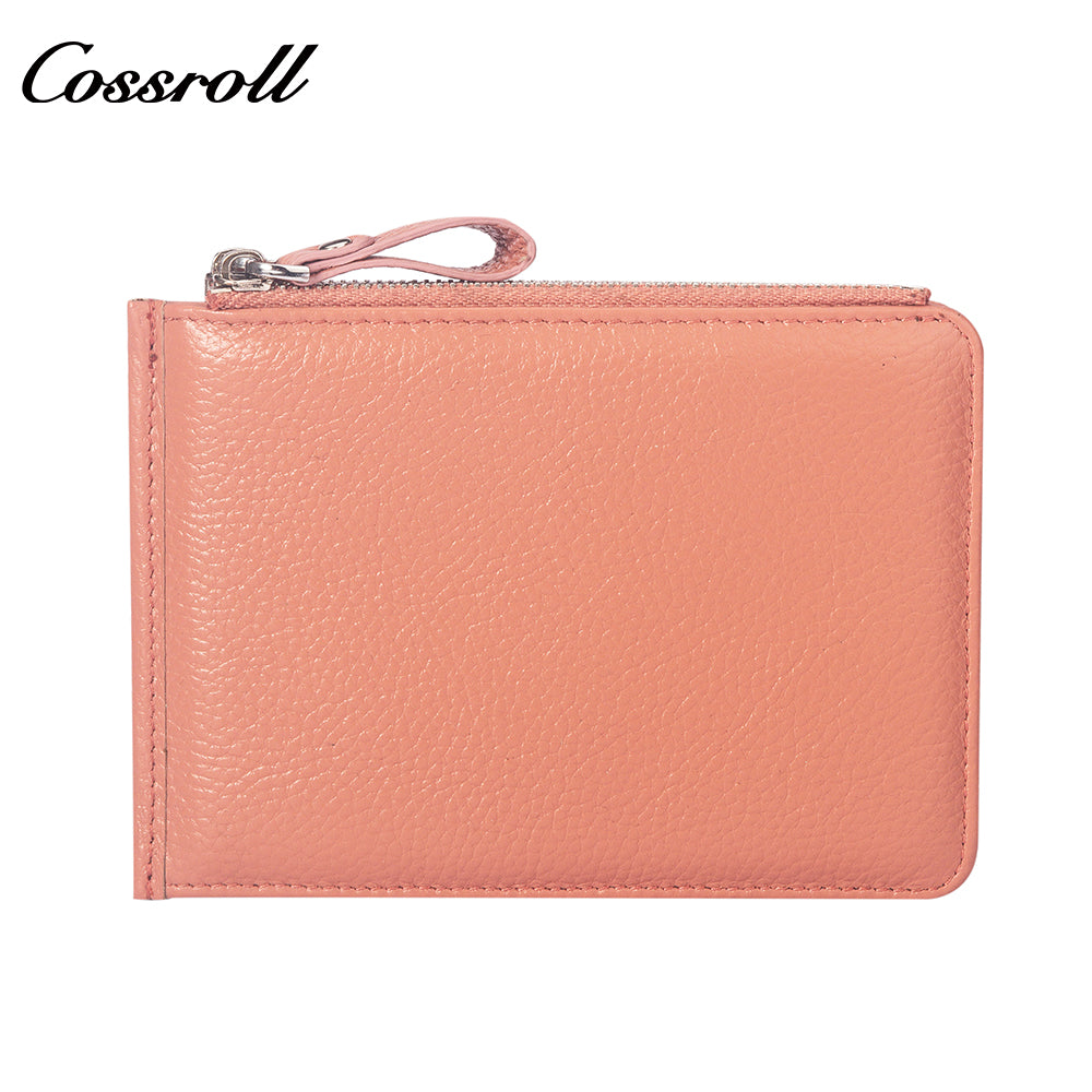 High Quality Cheap Price imperial leather geniune leather wallet Lychee leather