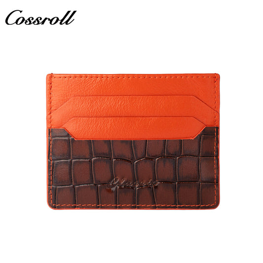 Crocodile card holder card protector business card storage ID card holder