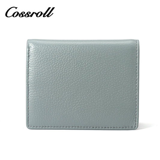 Hot Selling  best leather gray purse Wallets for women  Made In China