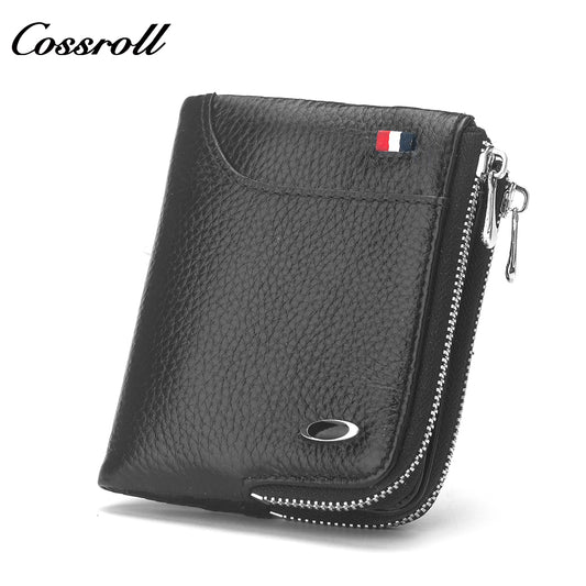Trendy and Durable Genuine Leather Women's Wallets Women's Short classic Lychee leather
