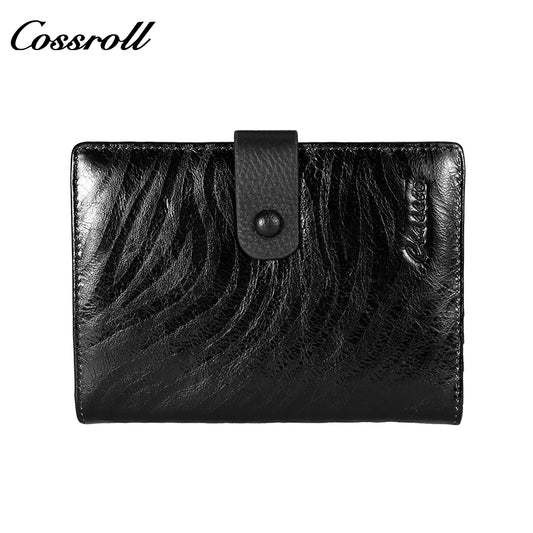 Large Capacity Multi Card Position Men's Long Card Case Anti-Demagnetization Money Clip wallet