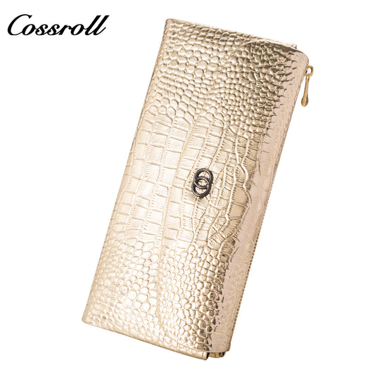 China Factory Supplied Top Quality Professional Design Leather crocodile texture Genuine Leather