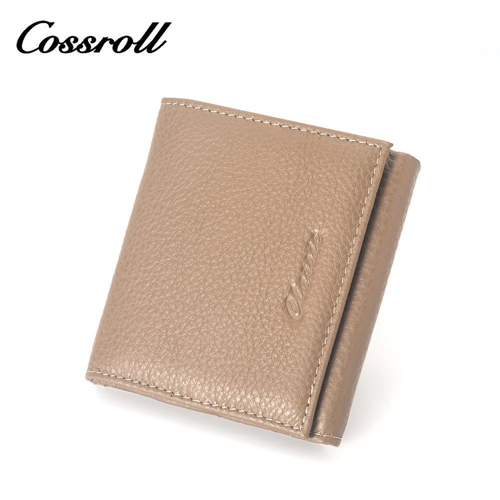 Coin Purse Genuine Leather Short Wallet
