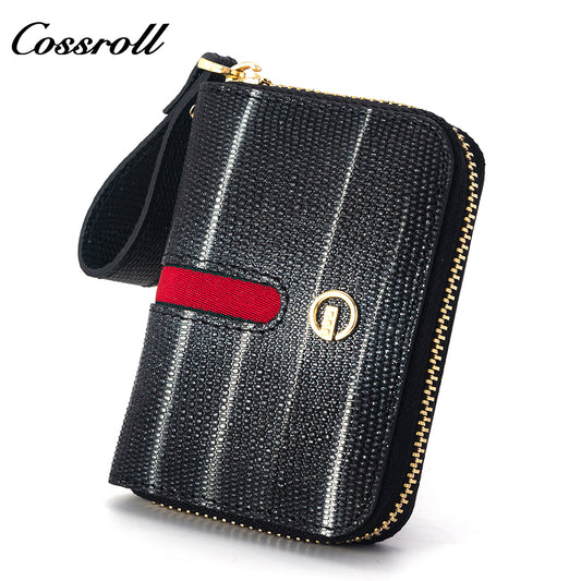 Best Selling leather luxury women small wallet Genuine Leather