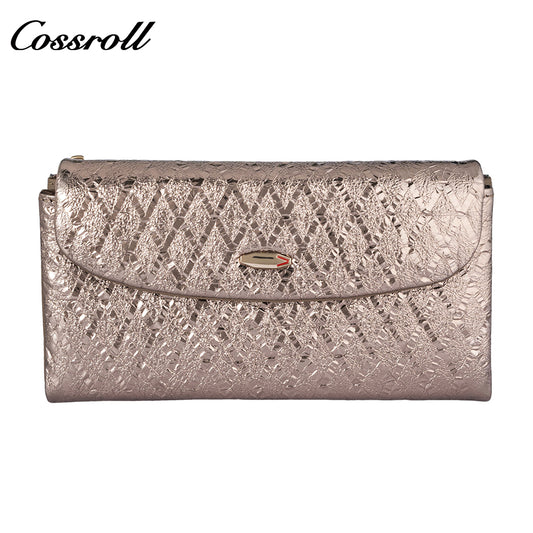 Best Selling leather luxury women small wallet Genuine Leather