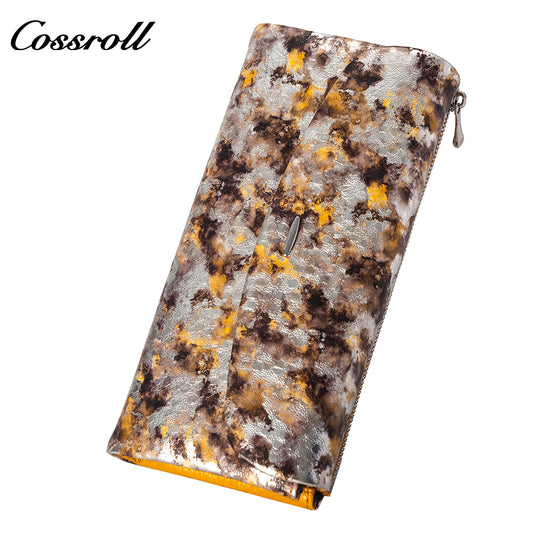 Professional Manufacturer large leather purse manufacturers custom geniune leather wallet