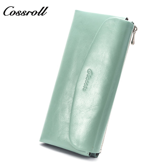 Best Selling leather luxury women small wallet Genuine Leather