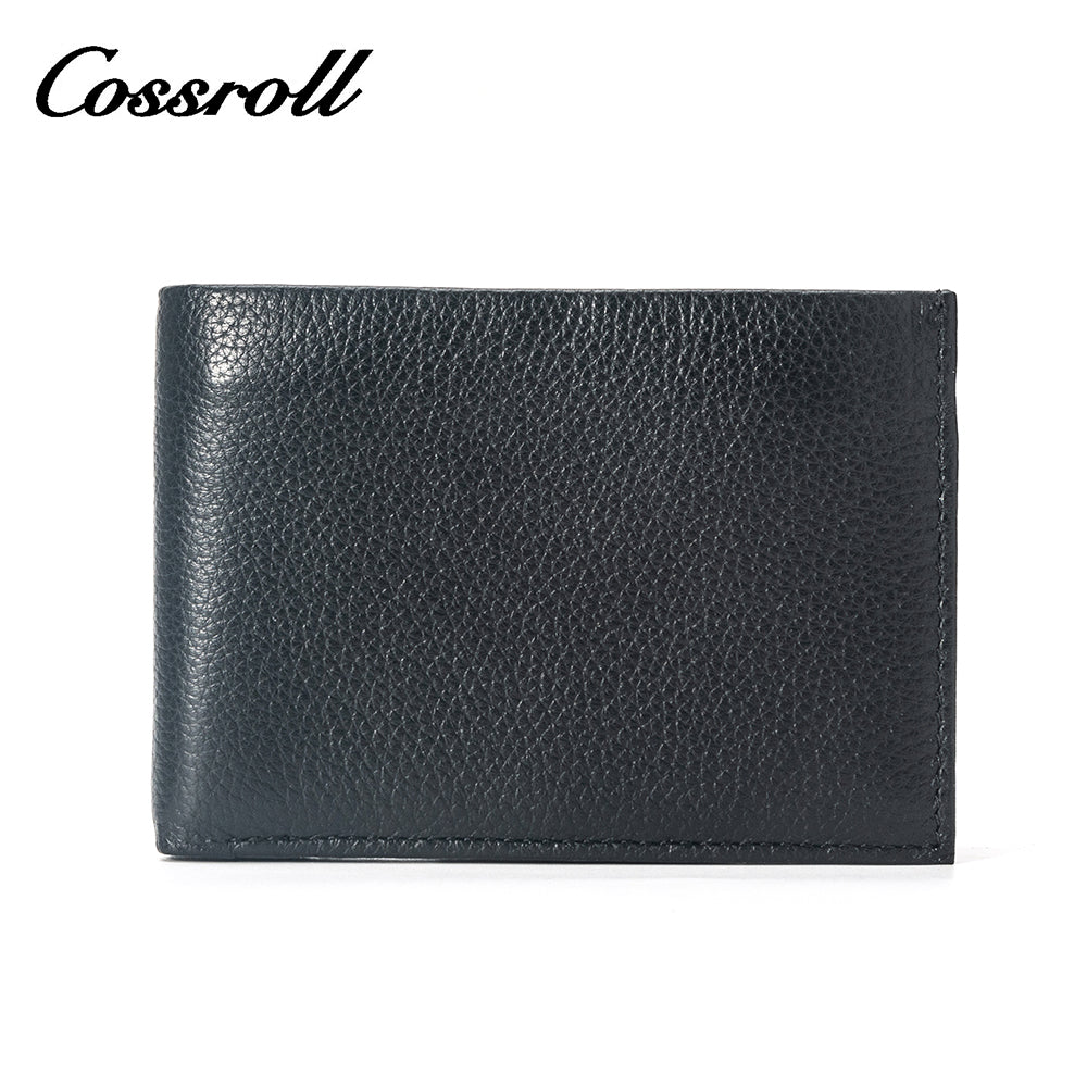 Latest Arrival Slim Men's Casual Wallet Short Real Leather Card Holder Short Wallet