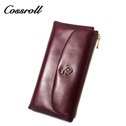 2024Best Selling leather luxury women small wallet Genuine Leather