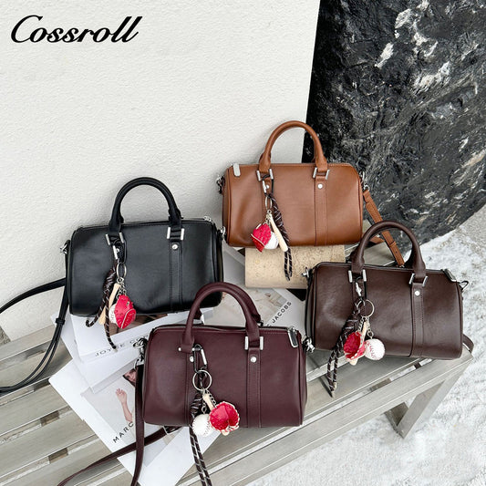 New retro style leather women's bags handbags handbags head layer cowhide bags senior texture diagonal cross handbags large capacity