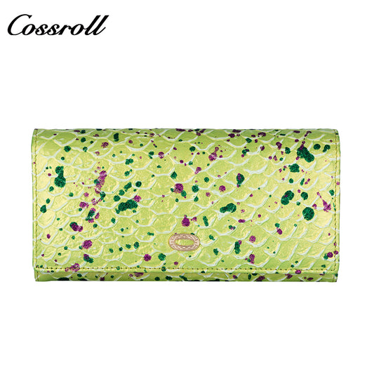 New Fashionable Minimalist Top-Grain Leather Card Holder Wallet Women's Wallet