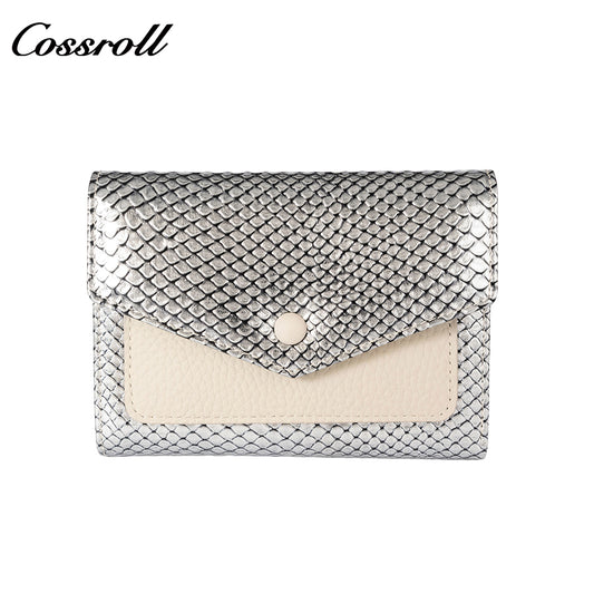 Cross-border explosive Korean envelope cardVintage Clutch wallet Classic Bone Premium