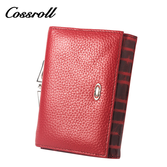 Wholesale New Trends red leather wallets for women With Wholesale of new materials