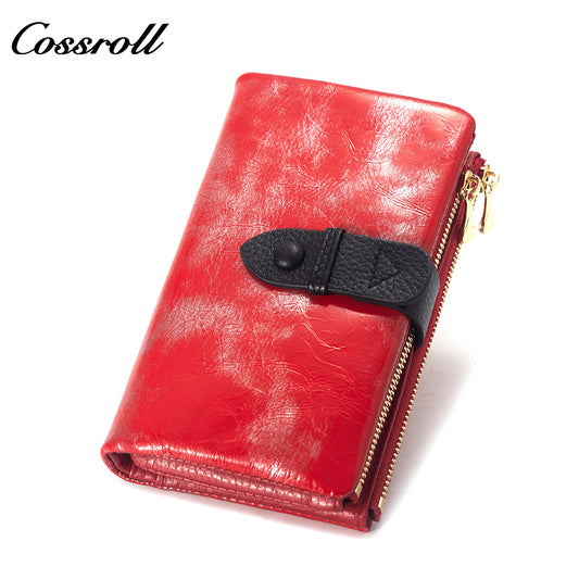 The Best China pop up wallet geniune leather wallet