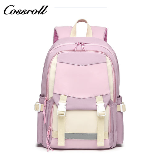 Shoulder bag female middle school lightweight college students schoolbag large capacity leisure fashion