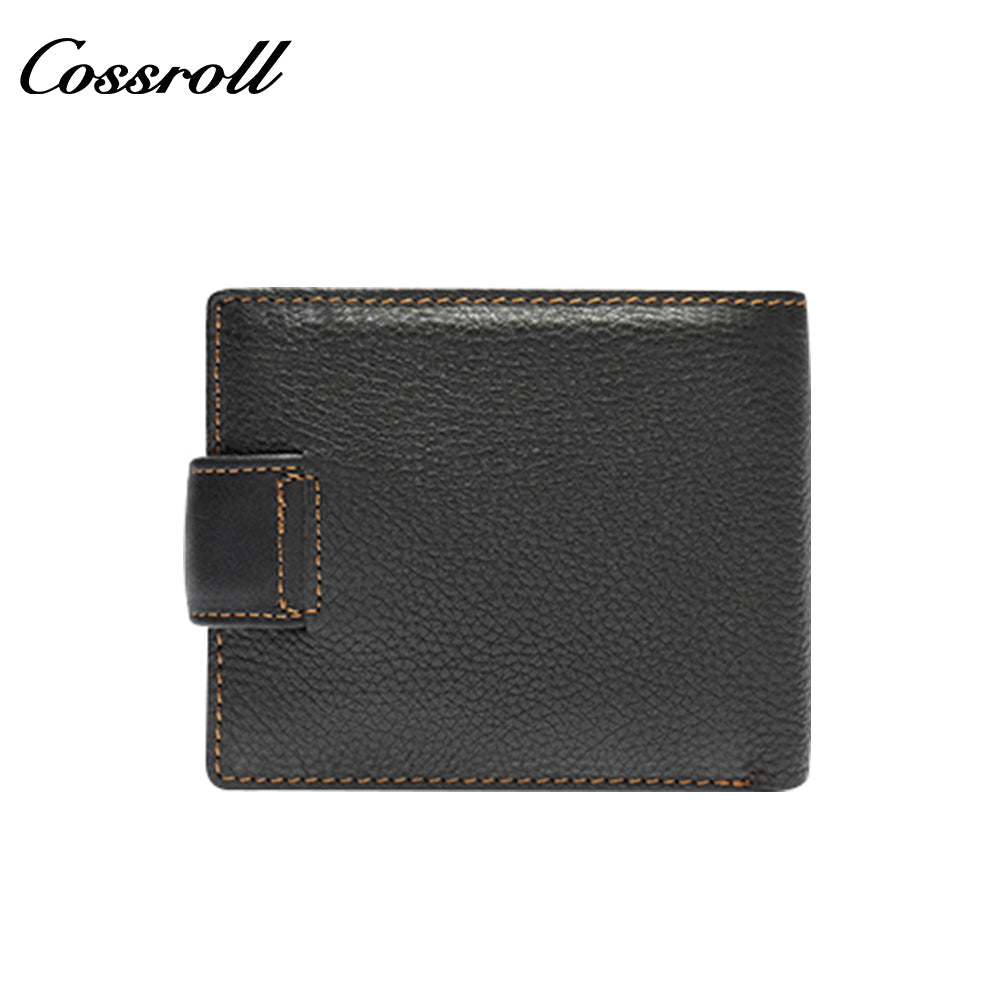 Men's Short Genuine Leather Clutch Dollar Clip Coin Purse Multifunctional Cowhide Card Case Leath
