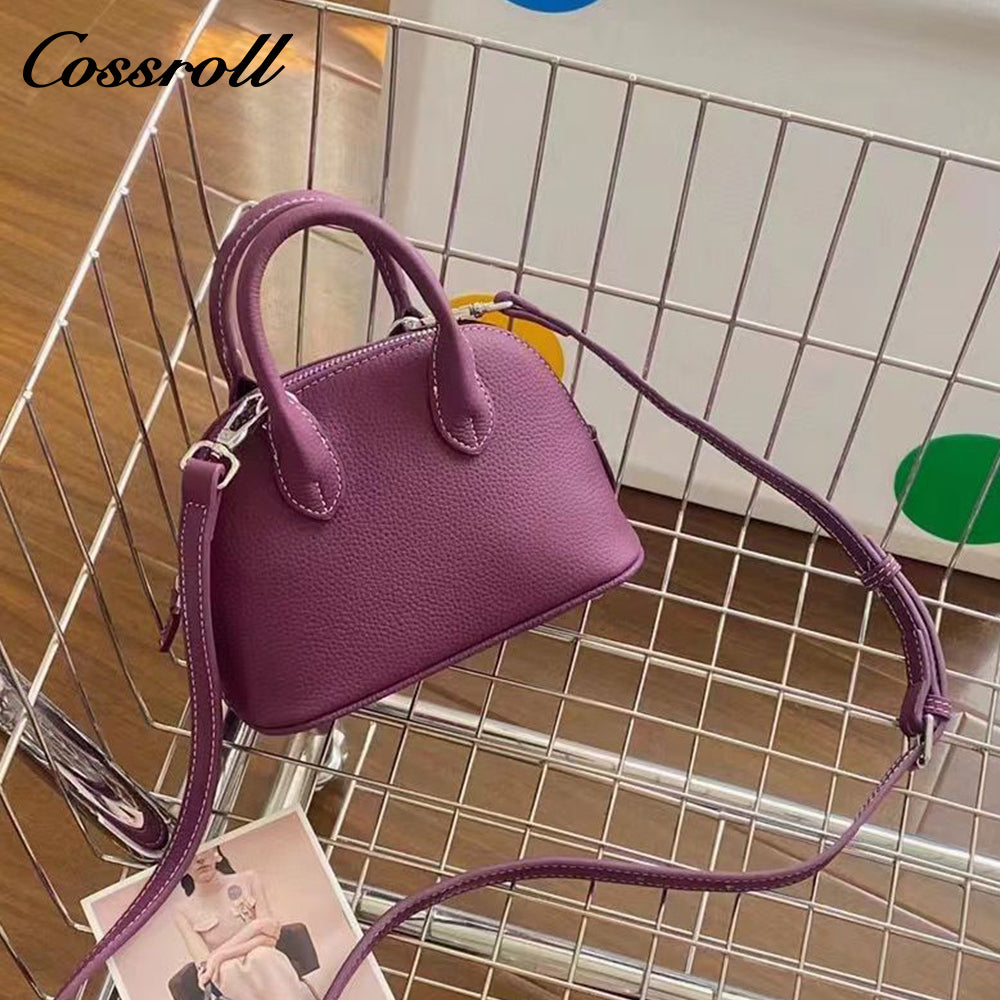 mini French sheep print shell bag handbag crossbody bowling leather shoulder small square bag female