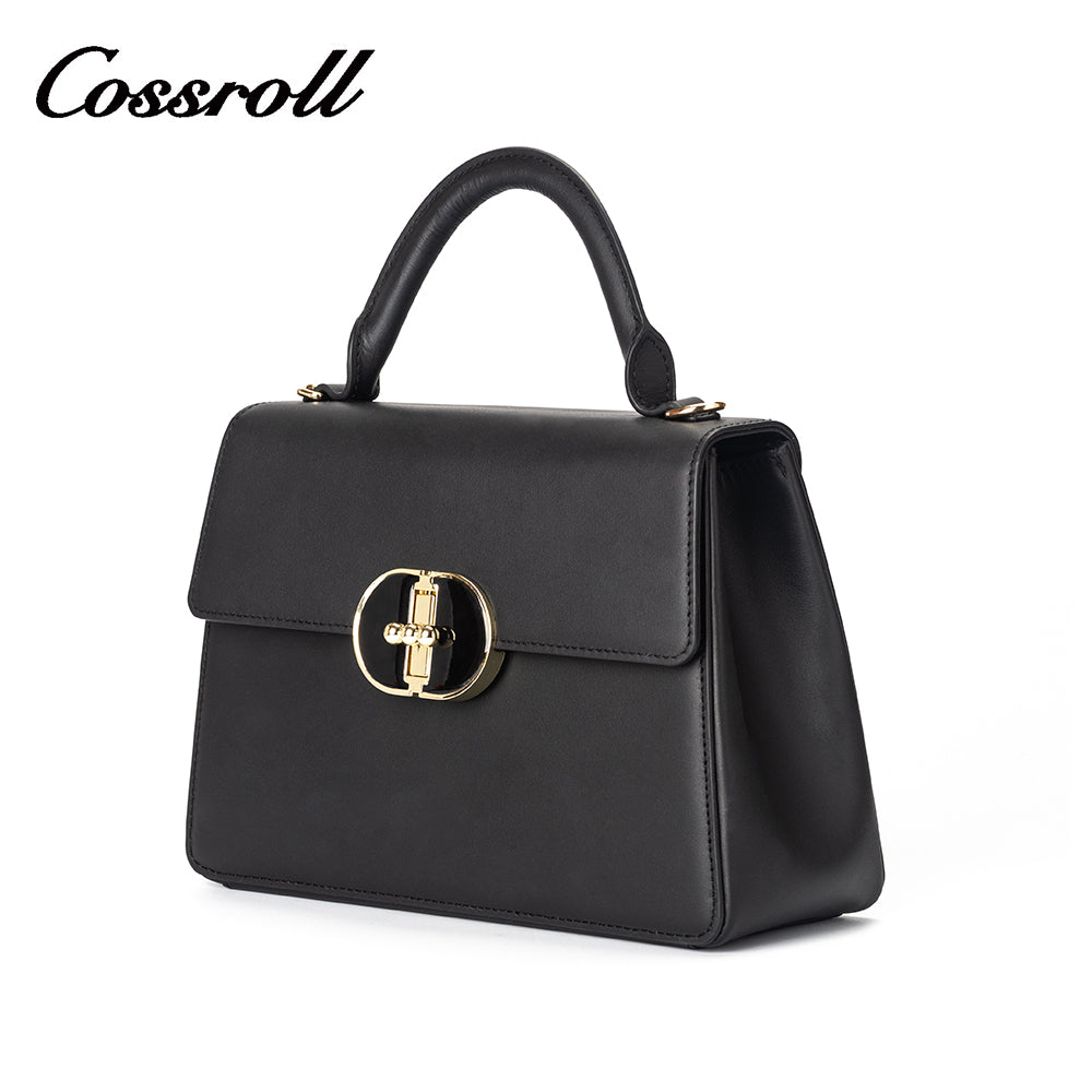 A fashionable woman's must-have: a genuine leather handbag