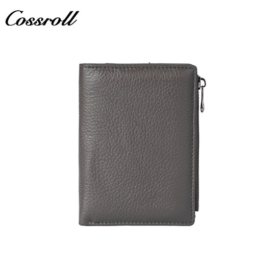 Leather Goods Factory Genuine Leather Wallet Multi-Card Slot Zipper Wallet Large Capacity Multifunctional Women's Wallet