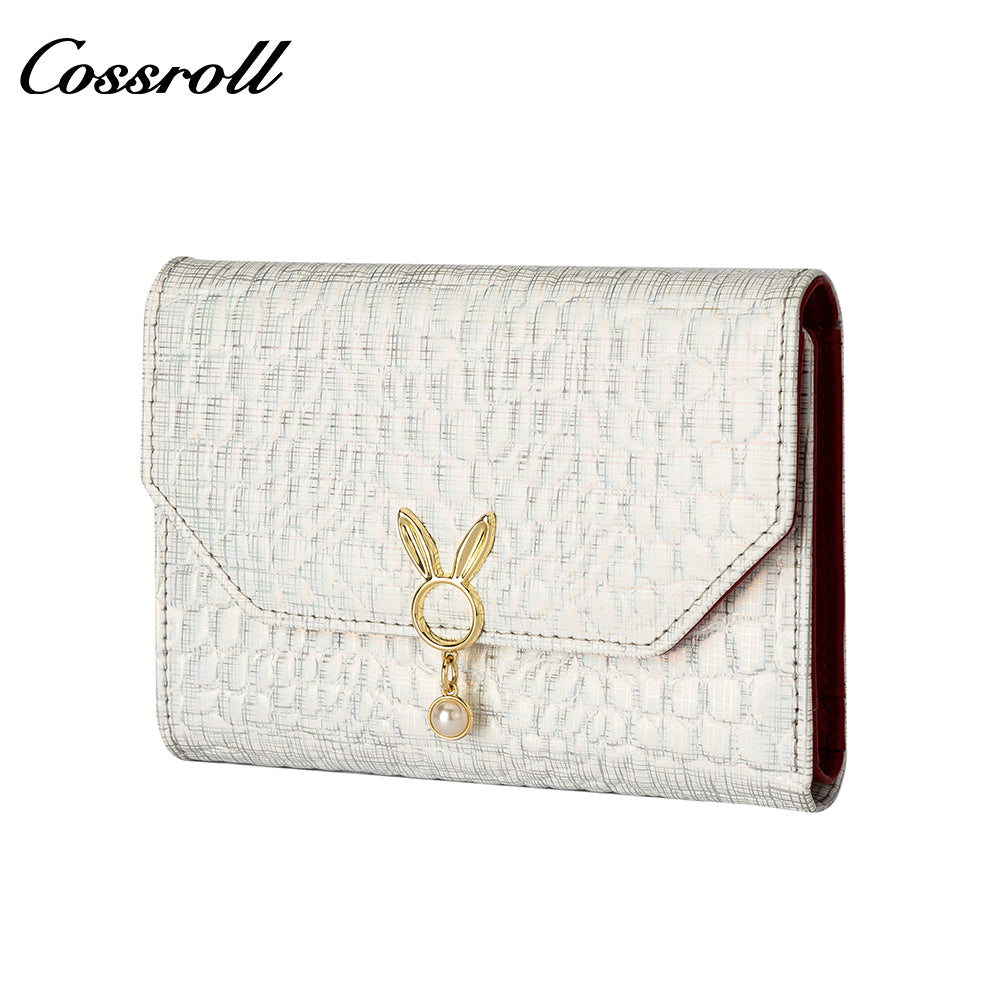 Customized Design ladies designer women wallet geniune leather wallet