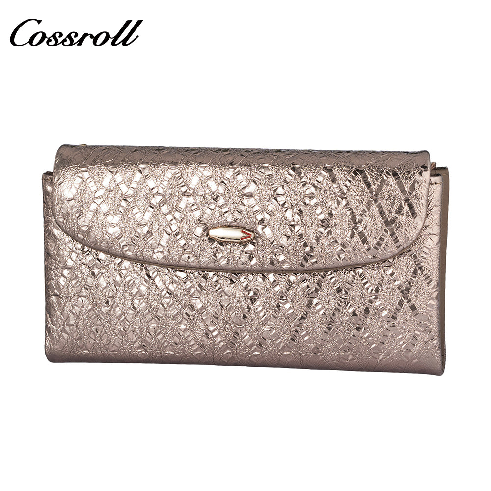 Best Selling leather luxury women small wallet Genuine Leather
