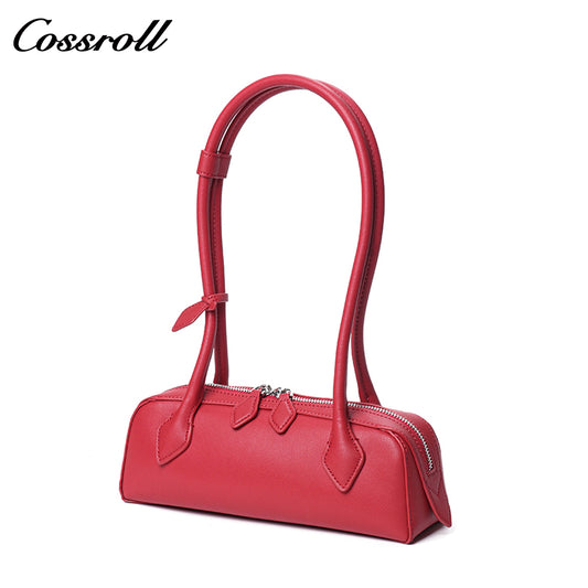 Cross Women's Bags 20205 New Weenie Bag Long Handle Baguette Bag Minority Retro Armpit Bag Ladies Tote Shoulder BagRAWomsstropitsn's
