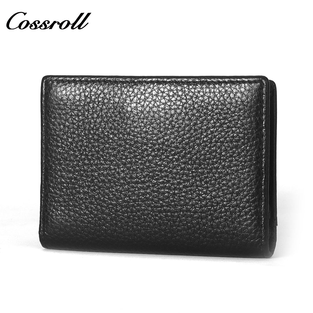 Wholesale Cheapest Price Wholesale Cheapest Price ladies clutch purse short wallets unisex custom brand Lychee leather