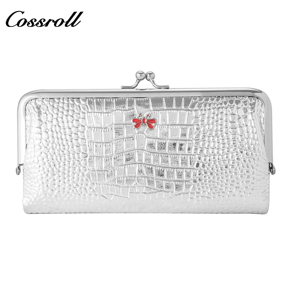 High Quality Wholesale leather luxury crocodile texture Genuine Leather