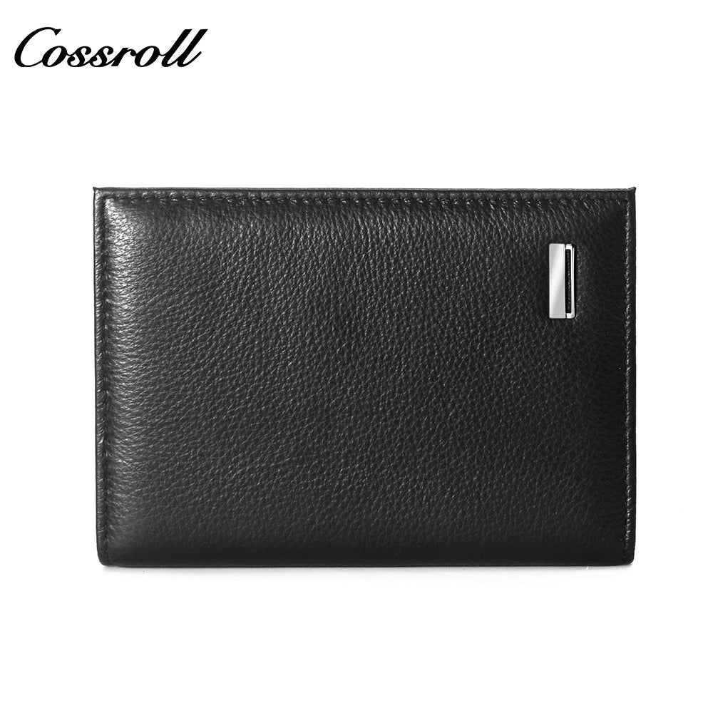 2024 New Genuine Leather Men's Wallet Short High-End Men's Wallet Best-Selling Style