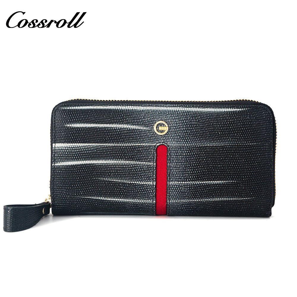 Most Popular best brand leather long wallet female Genuine Leather
