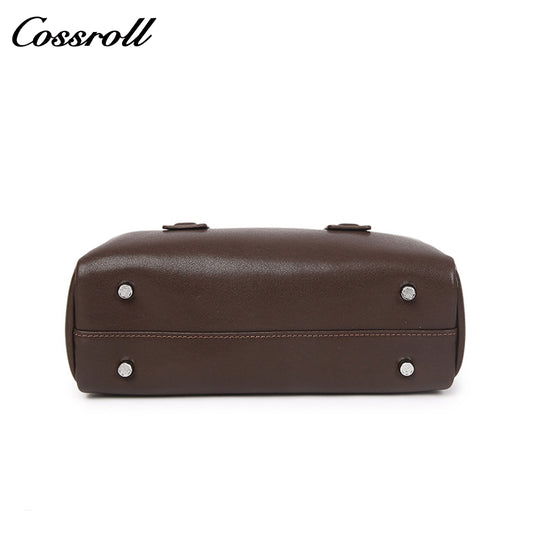 Genuine Leather Women's Bag Shoulder Bag 2025 New Premium Feeling Boston Handbag Female Crossbody Bag