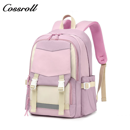 Shoulder bag female middle school lightweight college students schoolbag large capacity leisure fashion