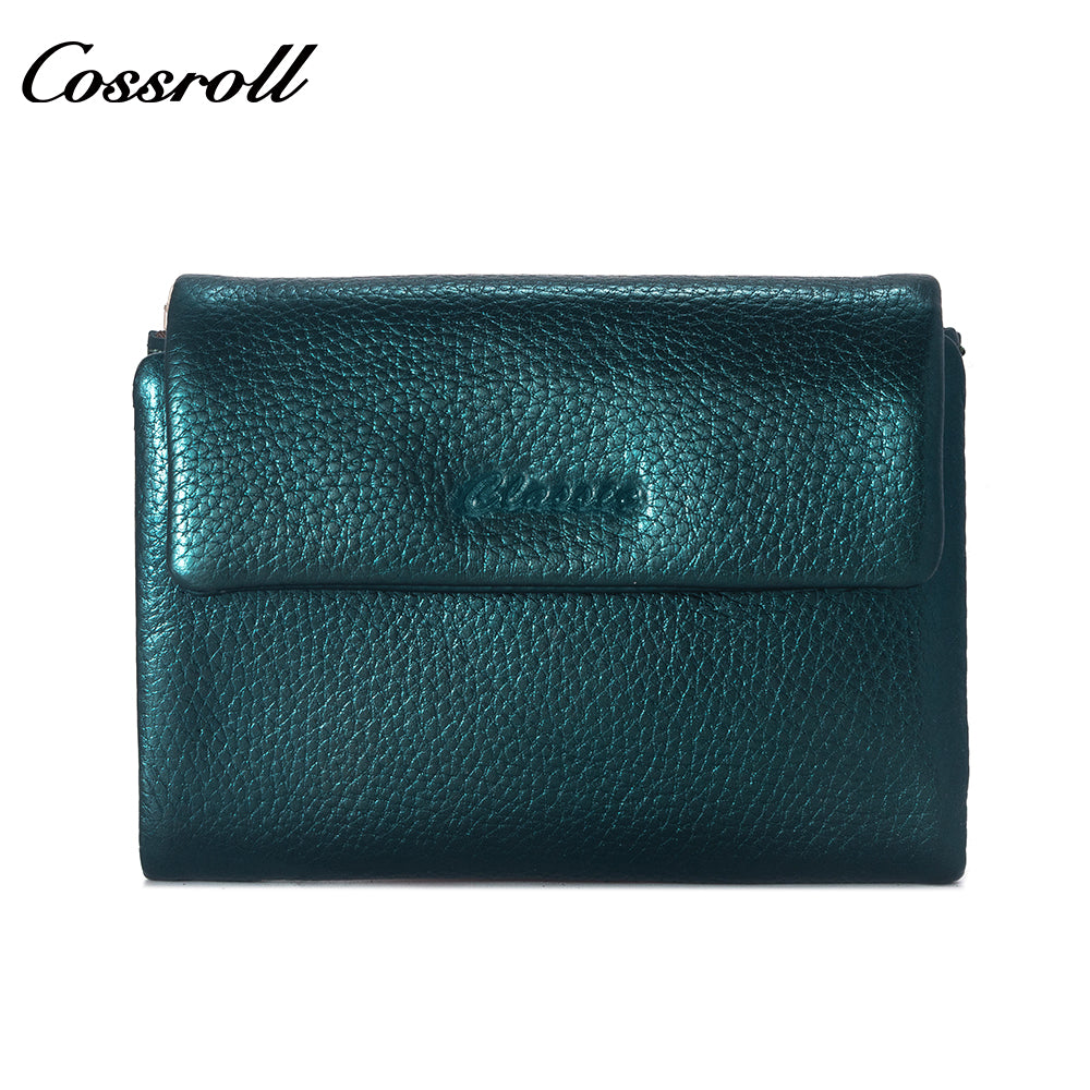Top-Selling Genuine Leather Women's Wallets Bright leather