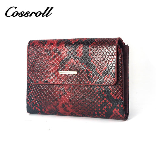 Shiny Pink Glossy Surface Magnetic Card Holder 2023 Leather Small Ladies Wallets And Purses Women