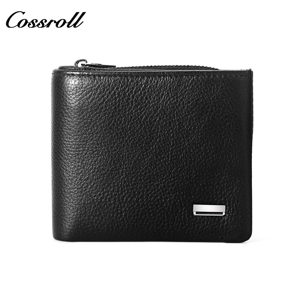 2024 New Genuine Leather Men's Wallet Short High-End Men's Wallet Best-Selling Style