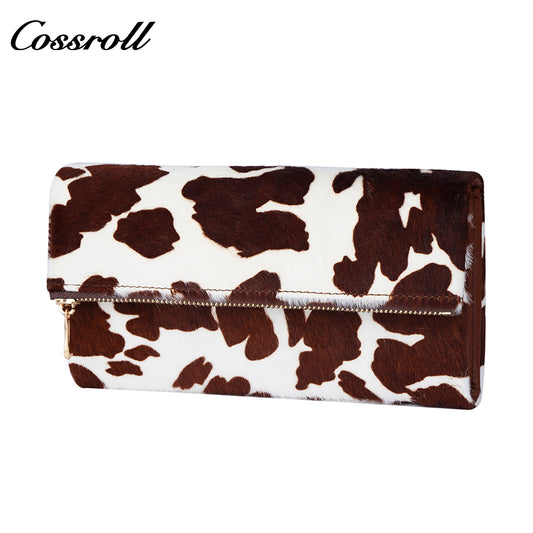 New Women's Long Wallet, Large Capacity, Fashionable and Versatile Zipper Coin Purse